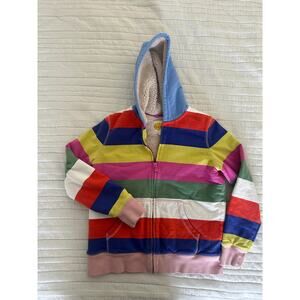 Mini Boden 13-14y Sherpa Full Zip Hoodie